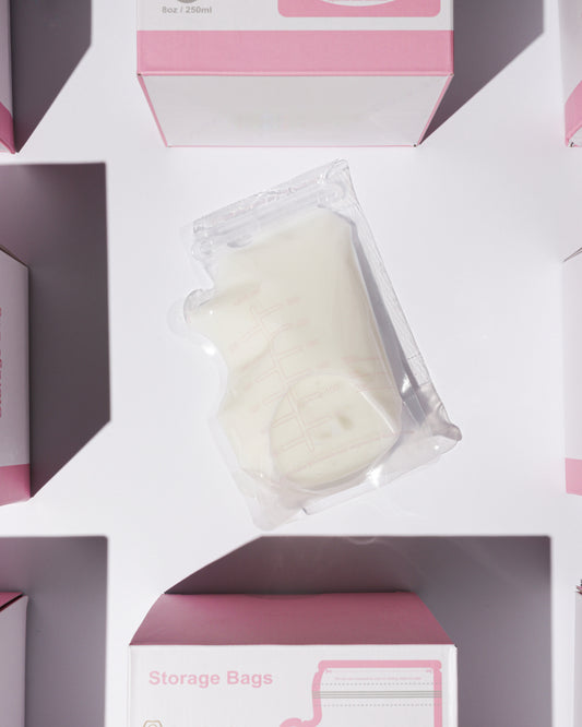 أكياس تخزين حليب الأم (120 كيس - 250 مل)