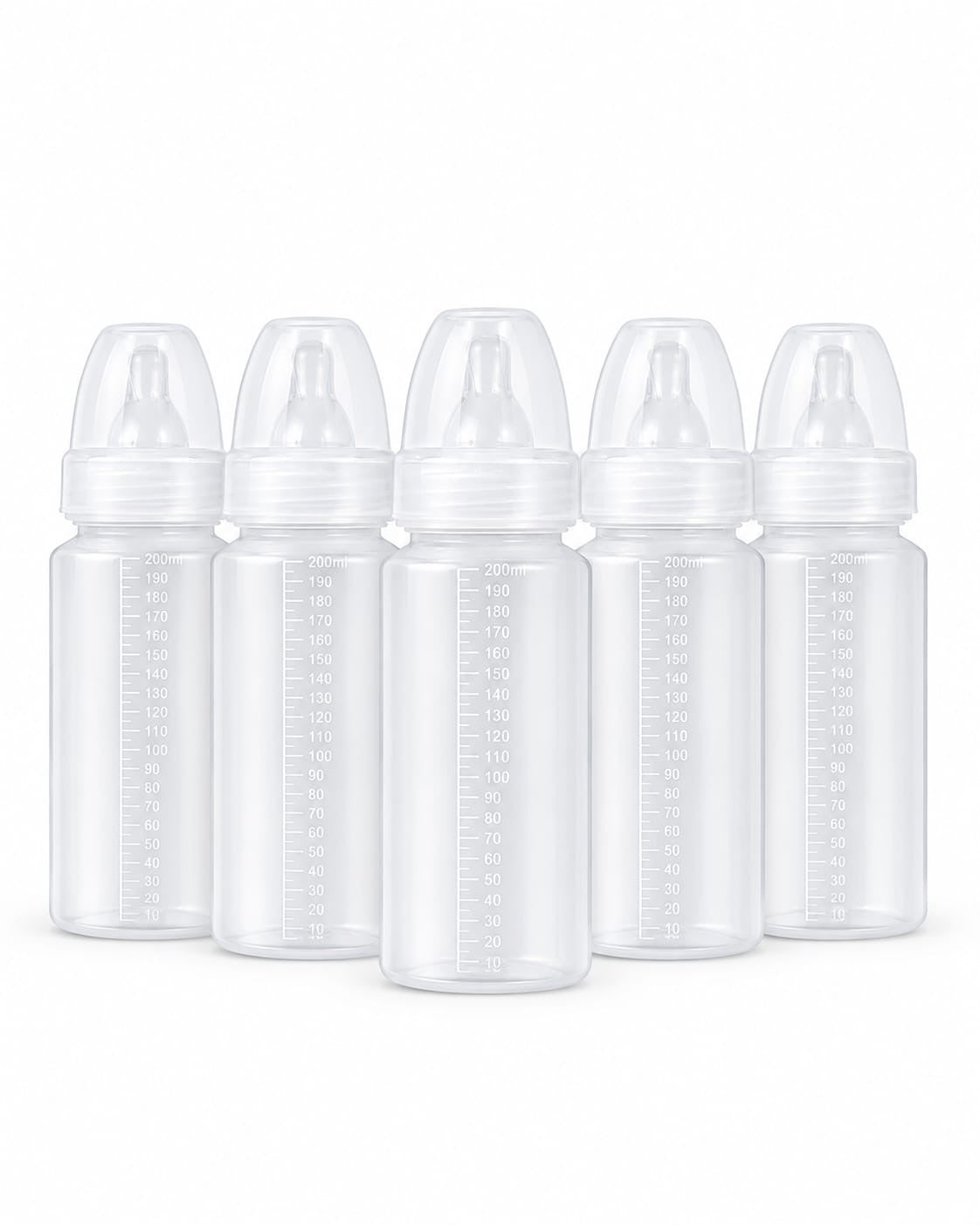 Disposable baby bottles 5pc/pack (200 ml)