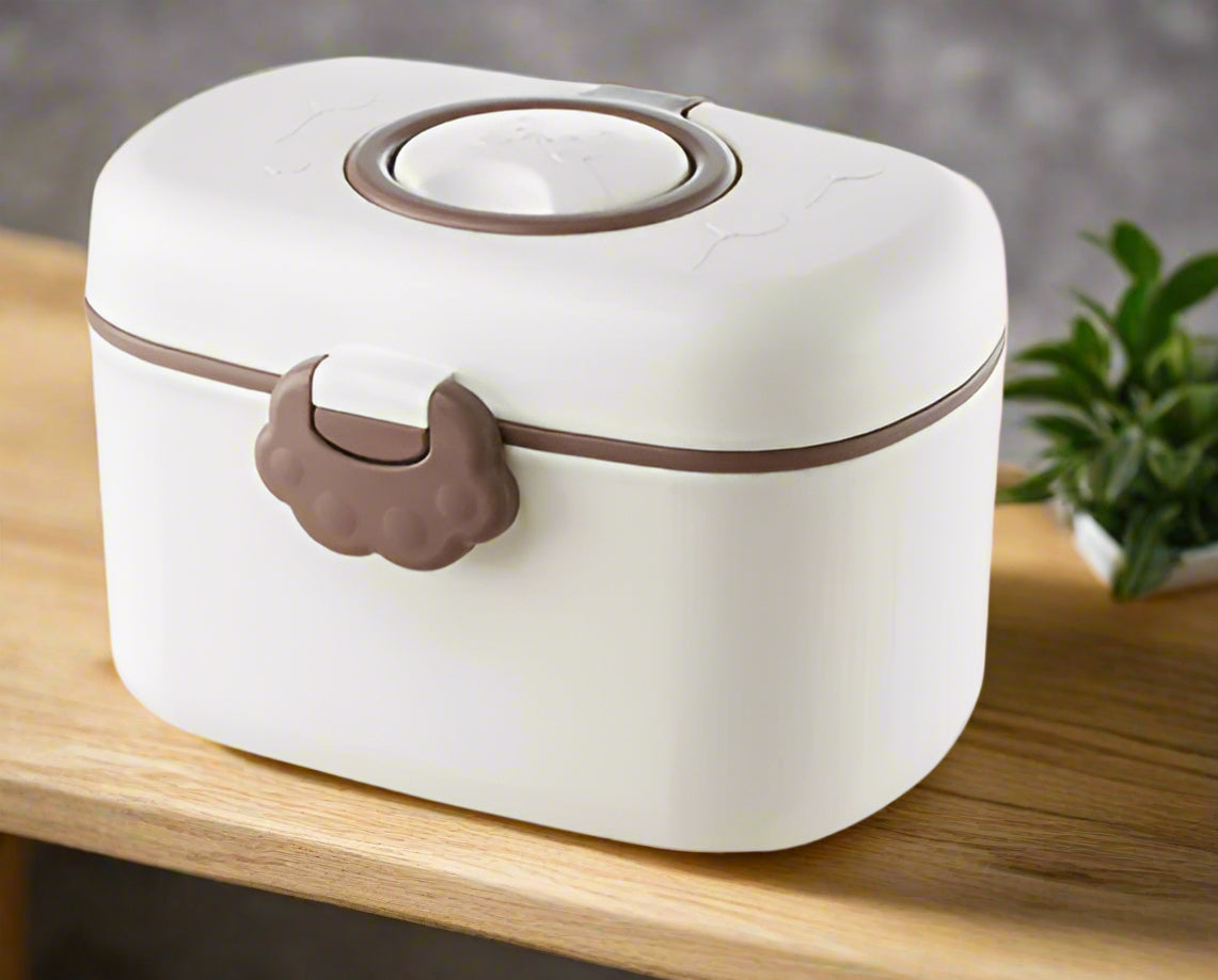 علبة حفظ مسحوق الحليب