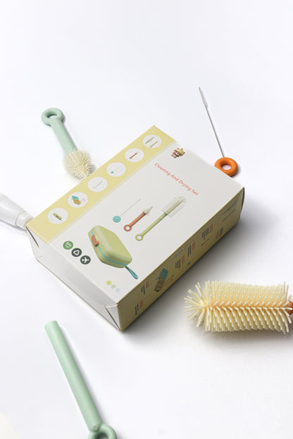 حافظة فرش التنظيف المتنقلة