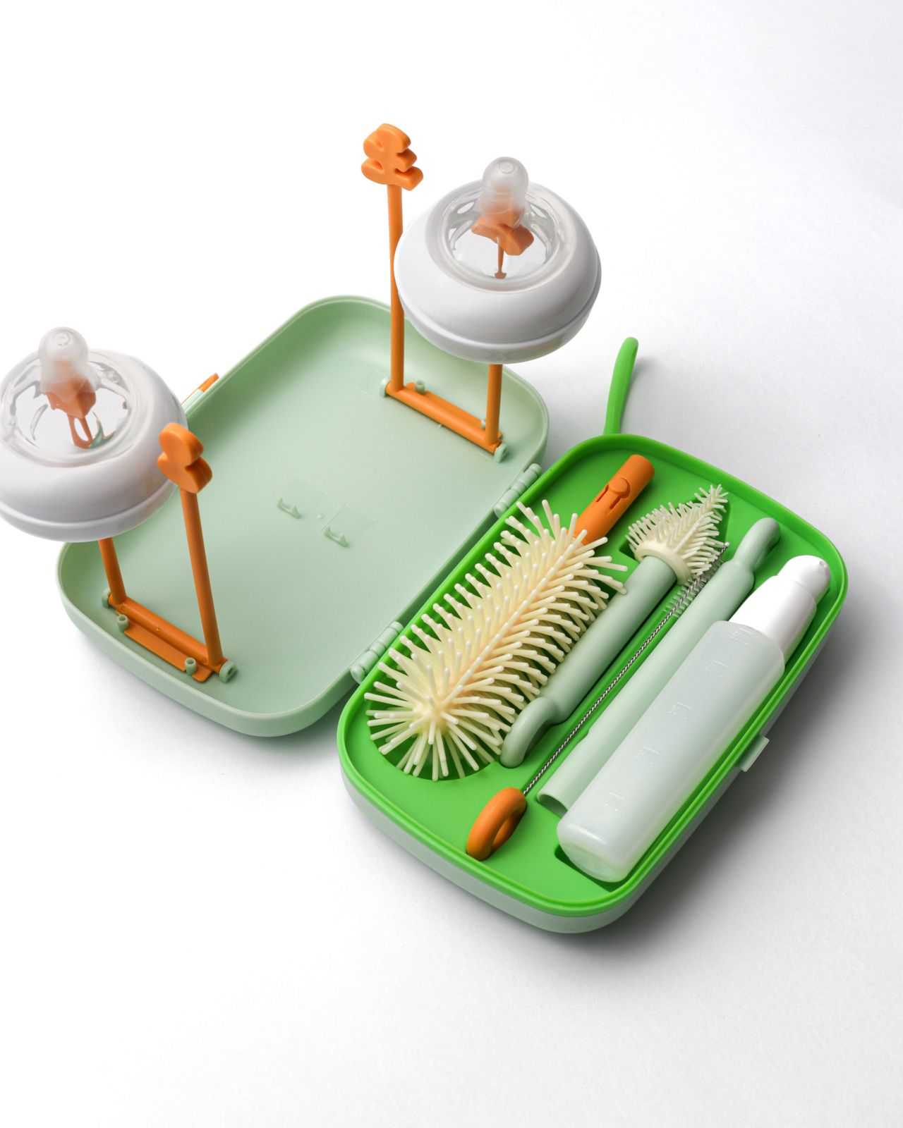 حافظة فرش التنظيف المتنقلة